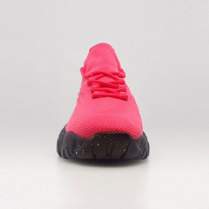 Clara | Orthopedic Comfort Nursing Shoes - Barbie Pink Black