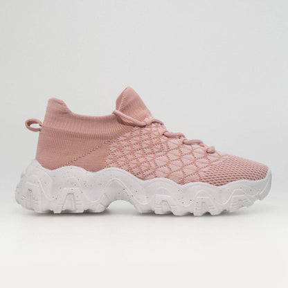 Robin | Orthopedic Slip-On Walking Shoes - Pink White