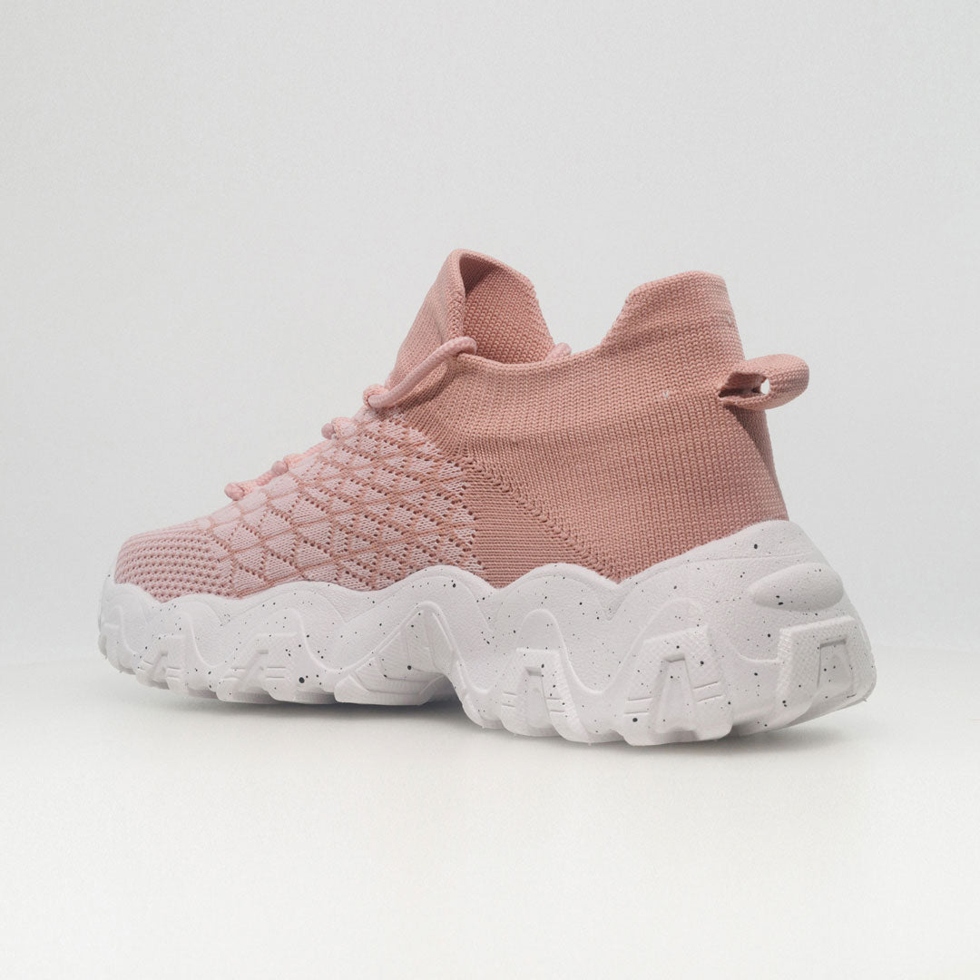 Robin | Orthopedic Slip-On Walking Shoes - Pink White