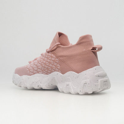 Robin | Orthopedic Slip-On Walking Shoes - Pink White