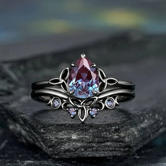 Amethyst Glow Ring