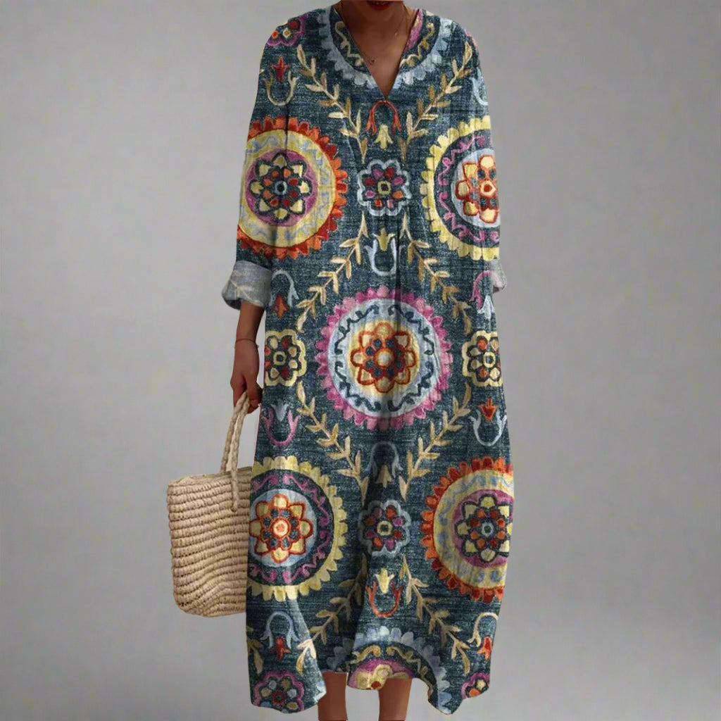 Maxine™ | Elegant Geometric Dress