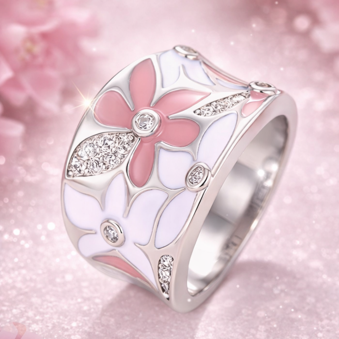 Rosy Bloom Ring