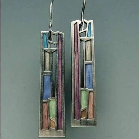 Vintage Colorful Earrings