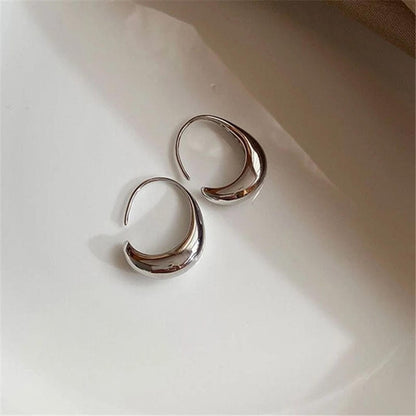 Oval Hoop Earrings