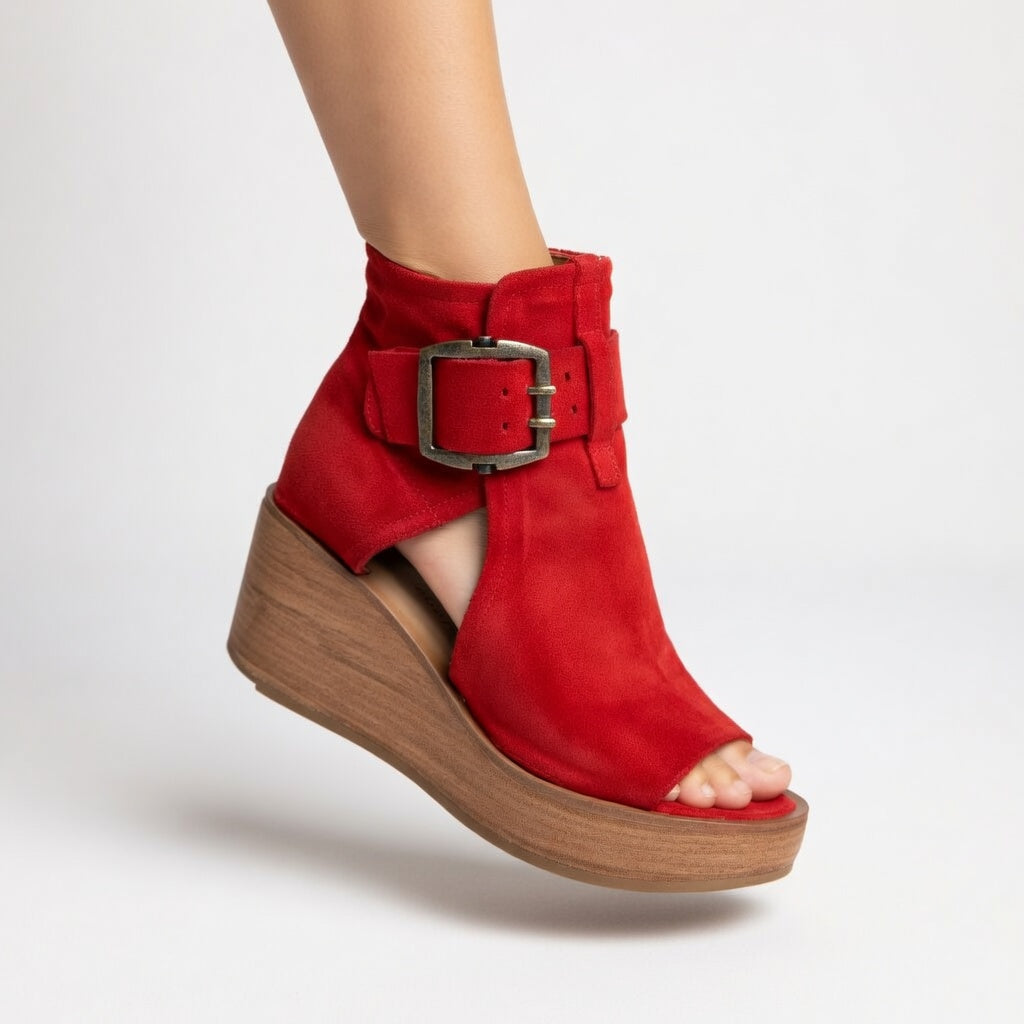 Orélisse | Open Wedge Ankle Boots