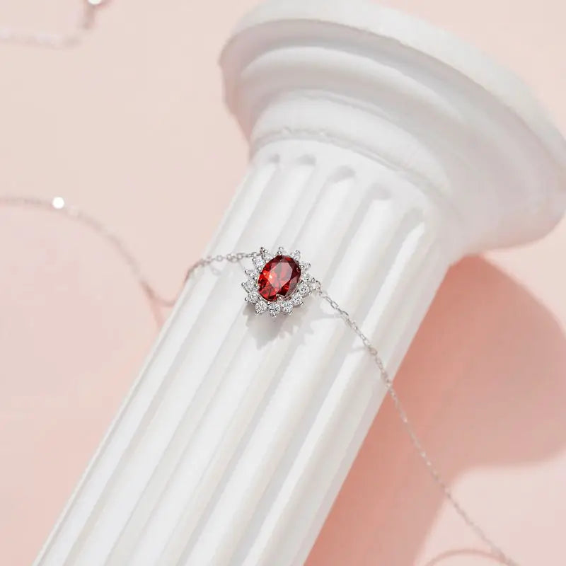 Ruby Cascade Necklace