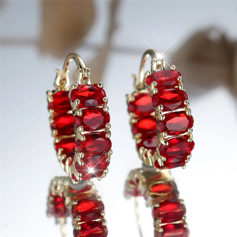 Crimson Halo Hoops