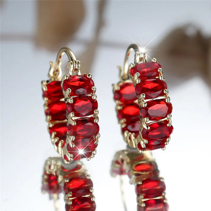 Crimson Halo Hoops