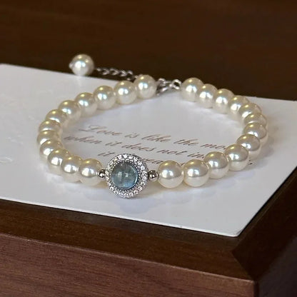 Vintage Pearl Halo Bracelet