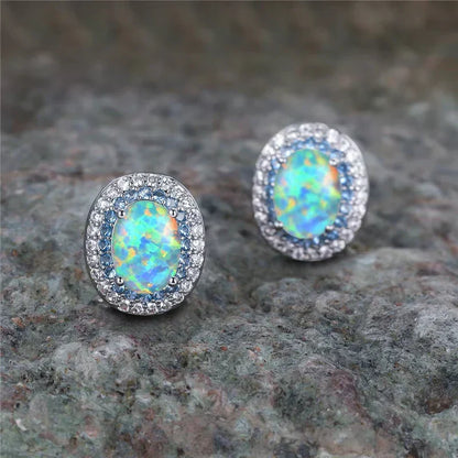 Turquoise Stone Studs