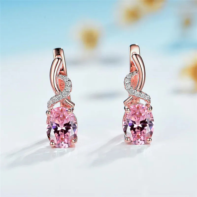 Crimson Oval Hoops
