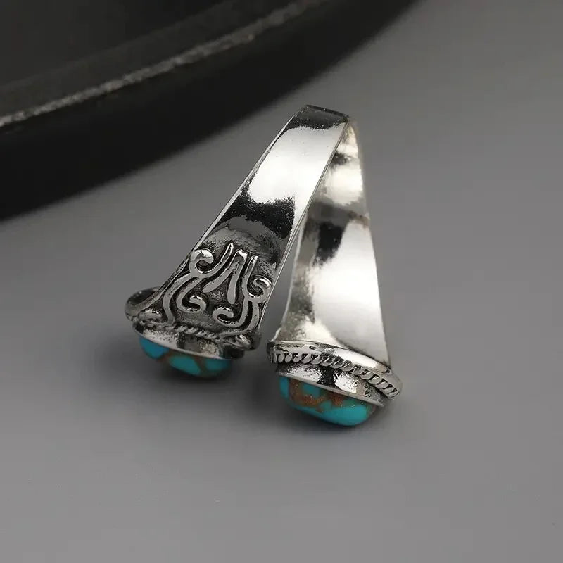 Turquoise Cross Ring