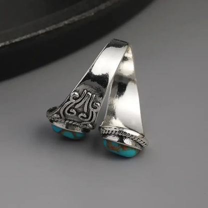 Turquoise Cross Ring