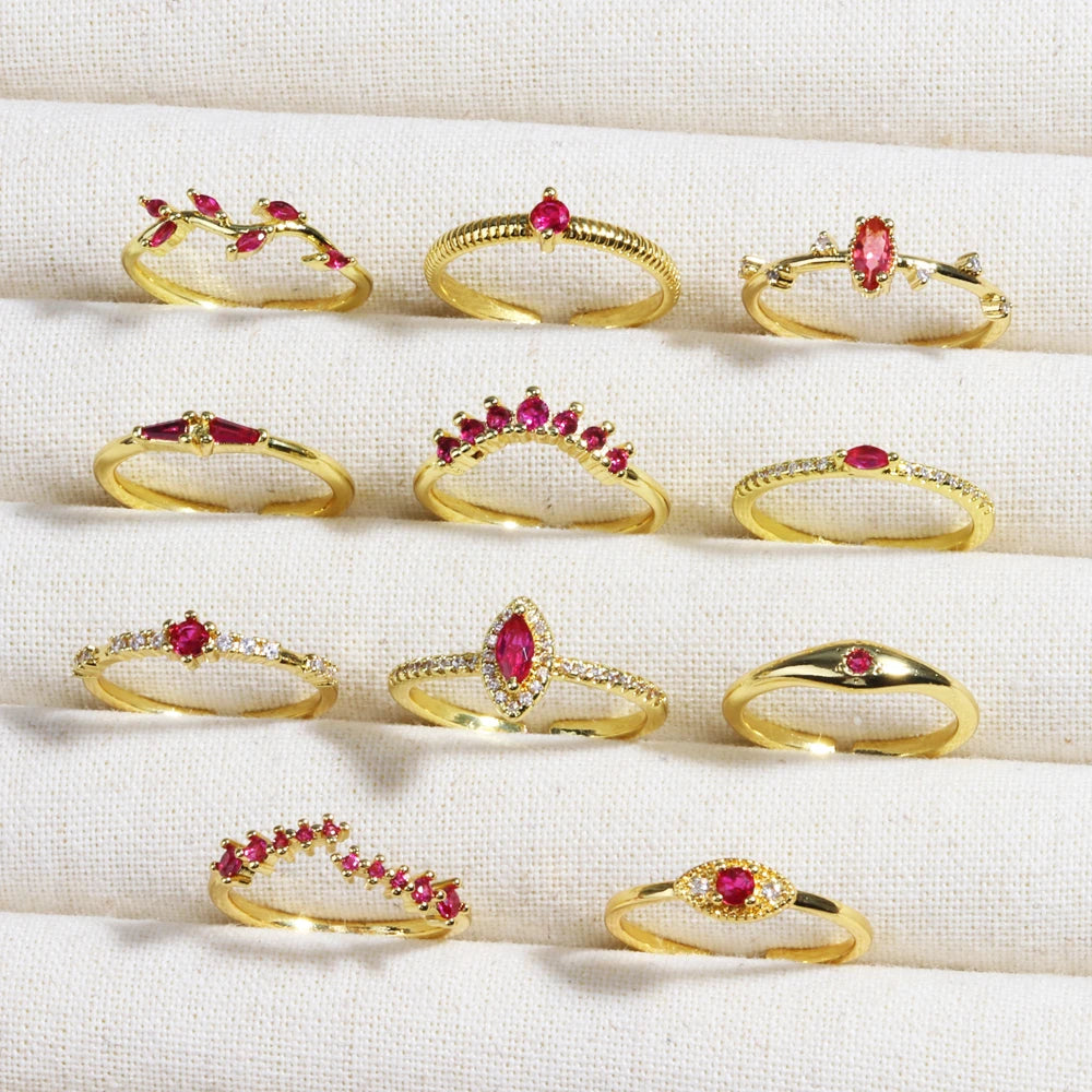Crimson Moments Ring Collection