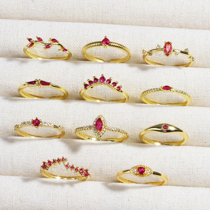 Crimson Moments Ring Collection