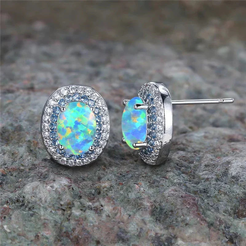 Turquoise Stone Studs