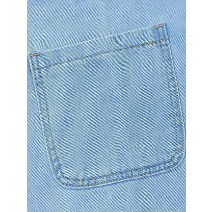 Violet| Relaxed Denim-Look Dress