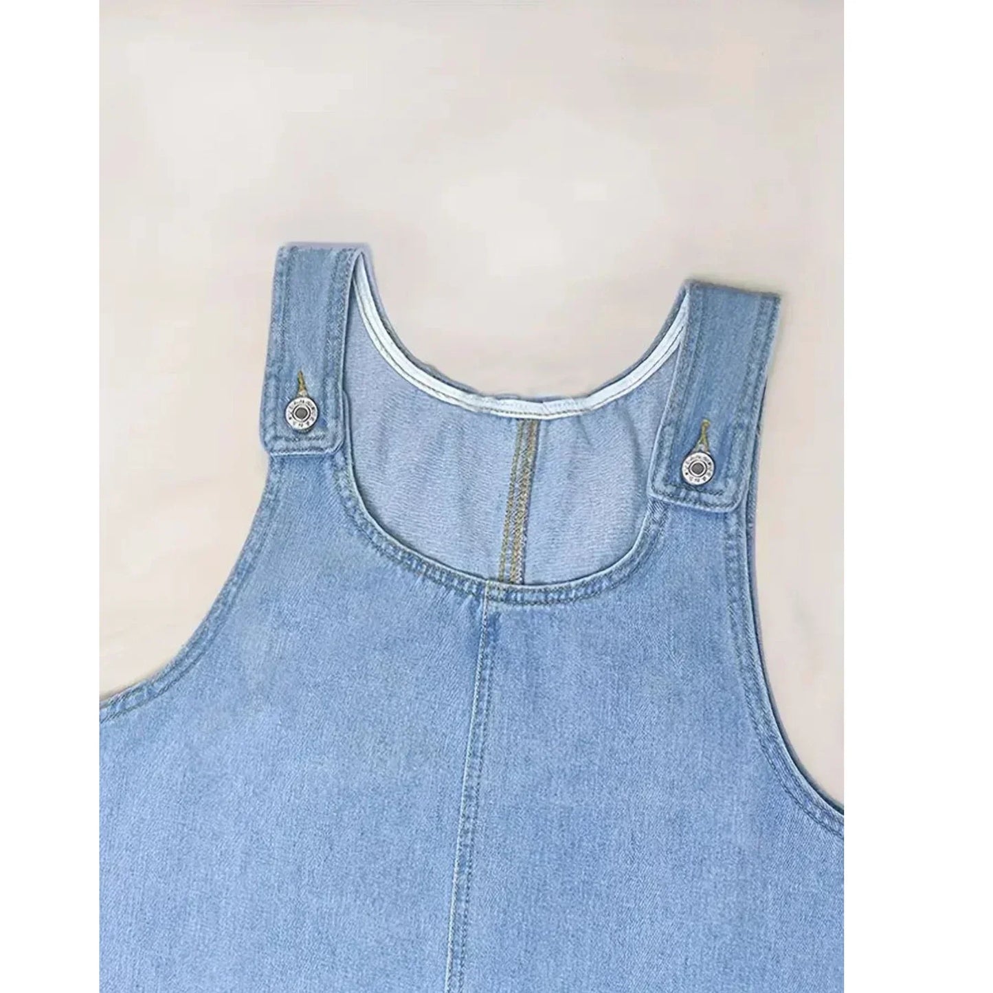 Violet| Relaxed Denim-Look Dress