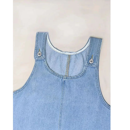 Violet| Relaxed Denim-Look Dress