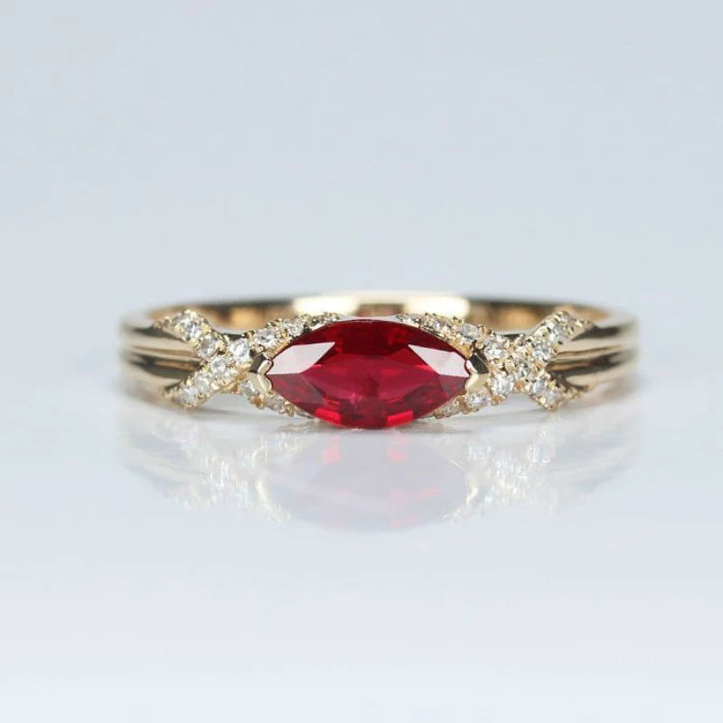 Ruby Embrace Ring