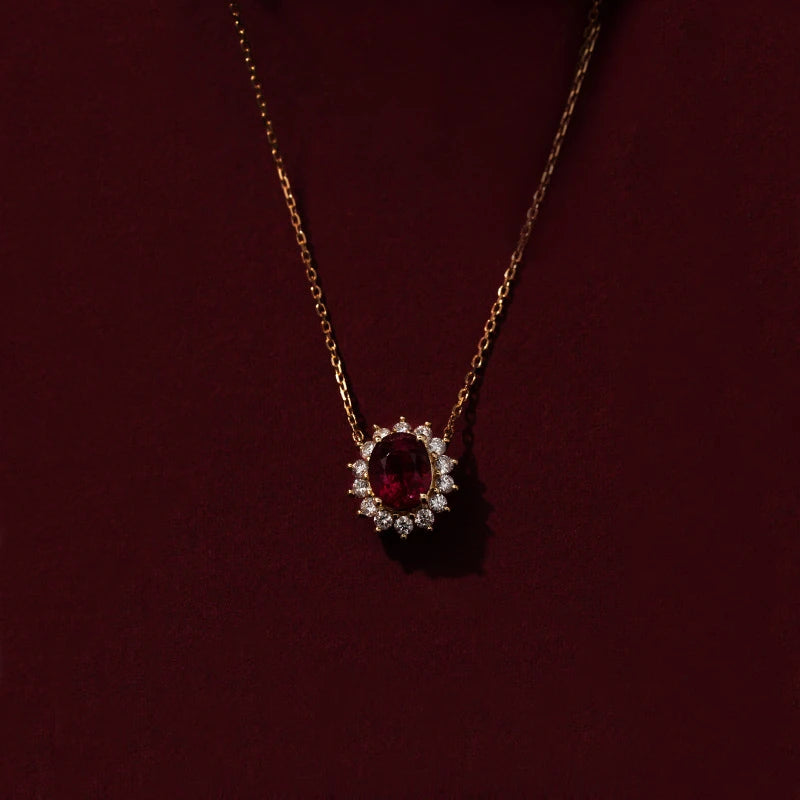 Ruby Cascade Necklace