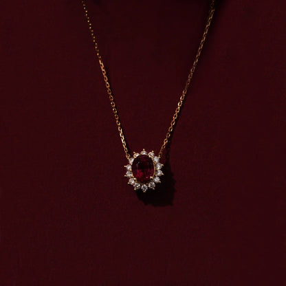 Ruby Cascade Necklace