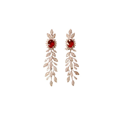 Crimson Vine Earrings