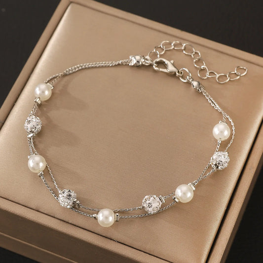 Vintage Pearl Radiance Bracelet
