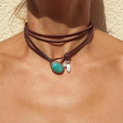 Turquoise Pendant Necklace