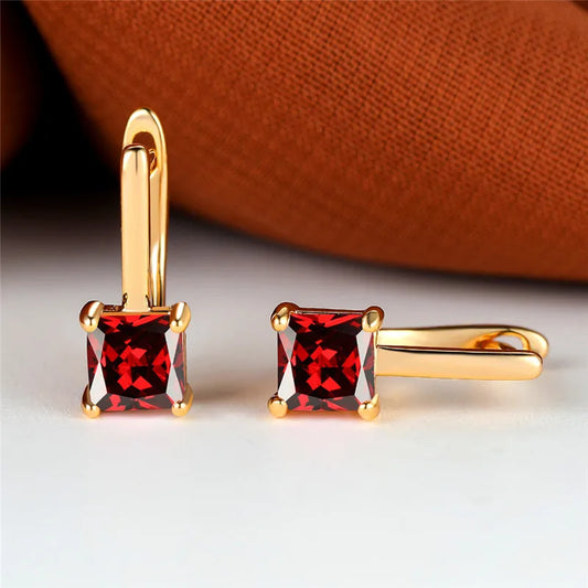 Crimson Glow Earrings