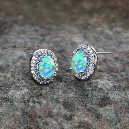 Turquoise Stone Studs