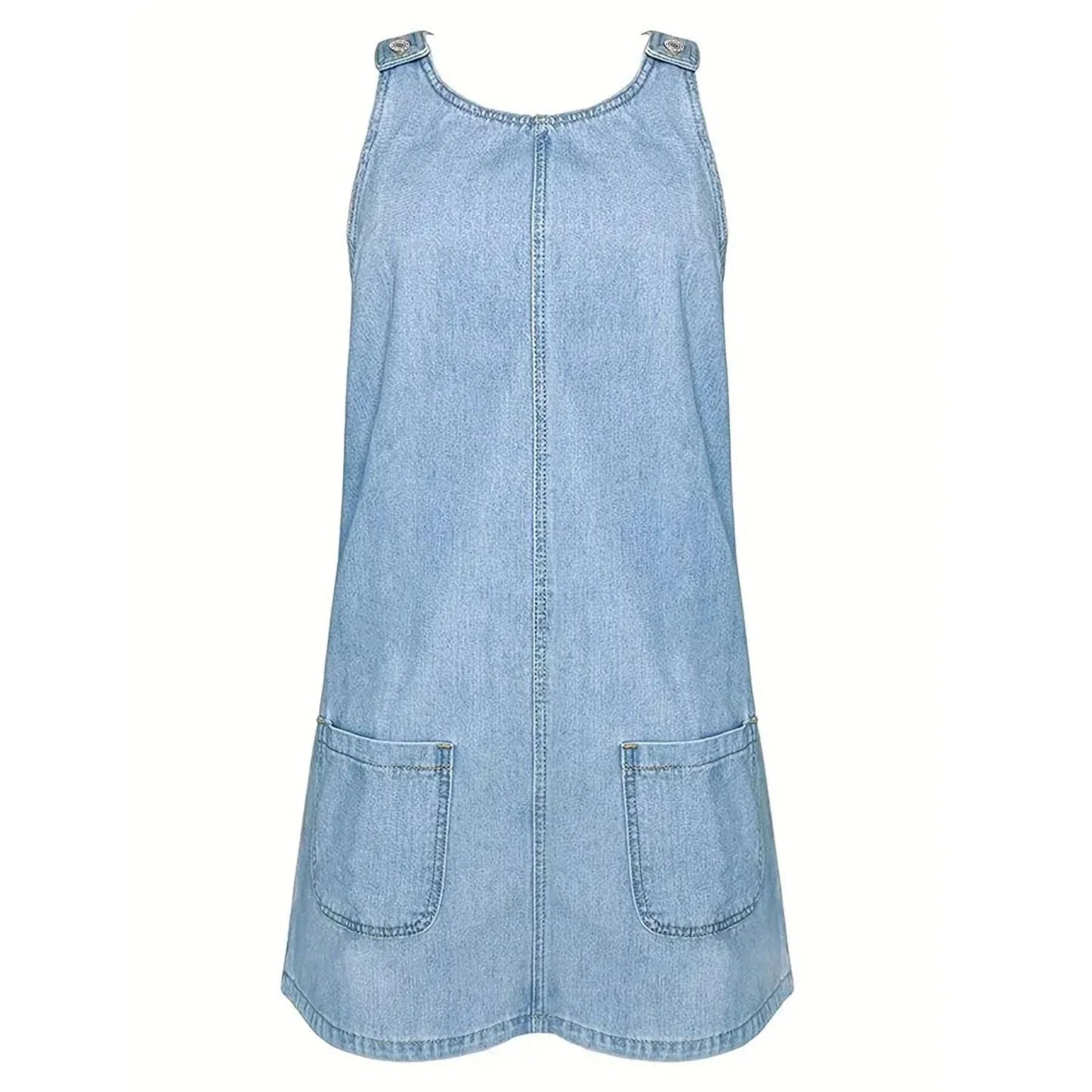 Violet| Relaxed Denim-Look Dress
