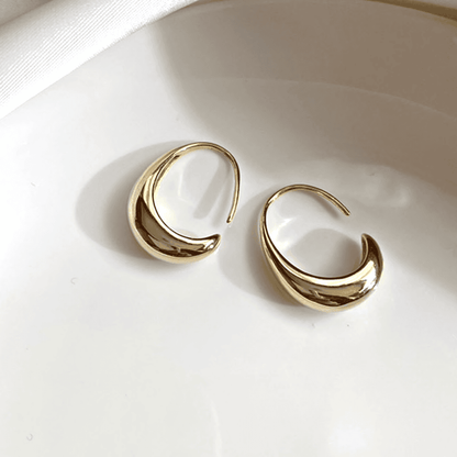 Oval Hoop Earrings