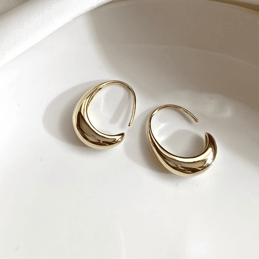Oval Hoop Earrings