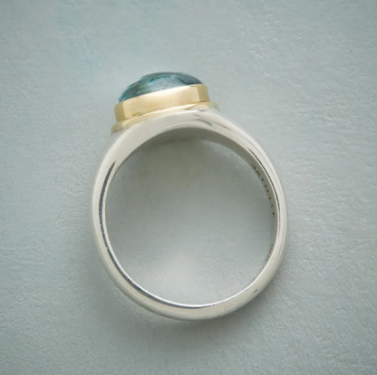 Green Diamond Ring