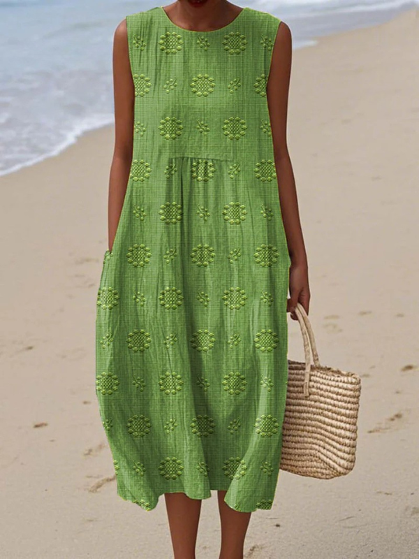 Willa | Embroidered Midi Dress