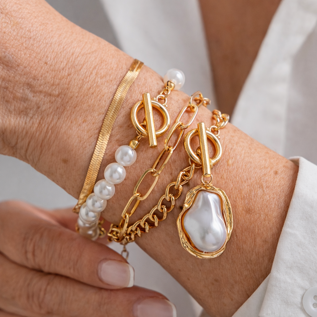 Vintage Pearl Signature Set