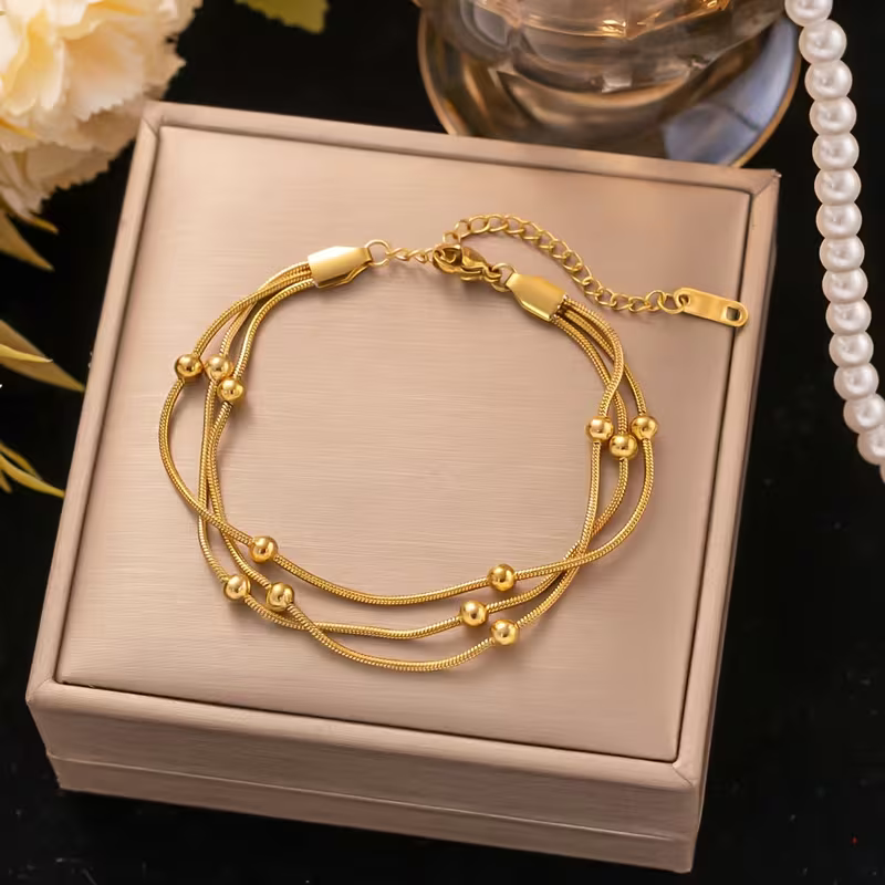 Golden Serpent Bracelet