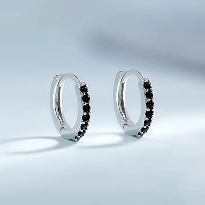Emerald Glow Mini Hoops