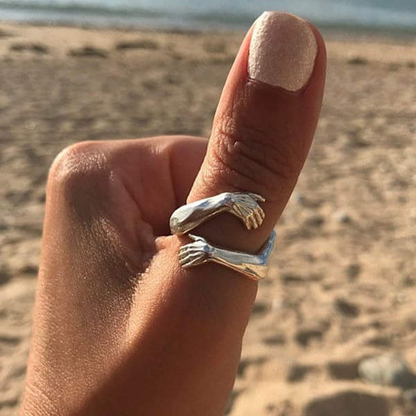 Embrace Silver Ring