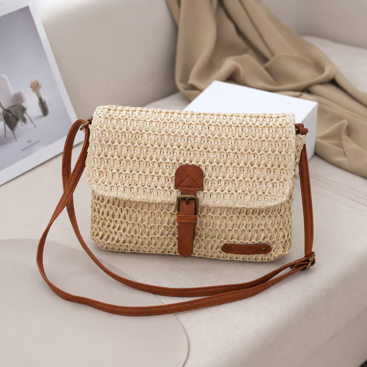 Evelyn | Woven Crossbody Bag