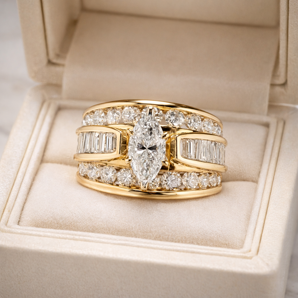 Champagne Gold Ring