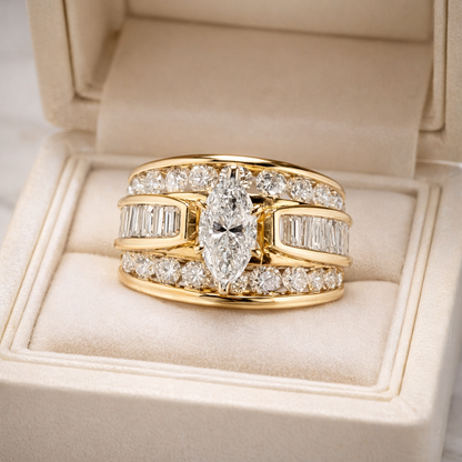 Champagne Gold Ring