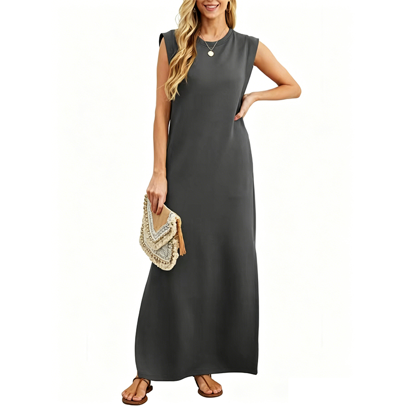 Casual Sleeveless Maxi Dress