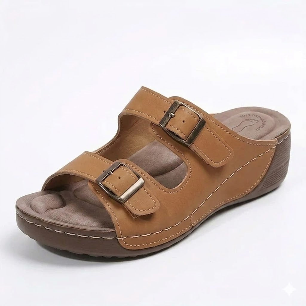 Lovas Orthopedic Sandals for Heel Pain, Wide Feet & Arthritis