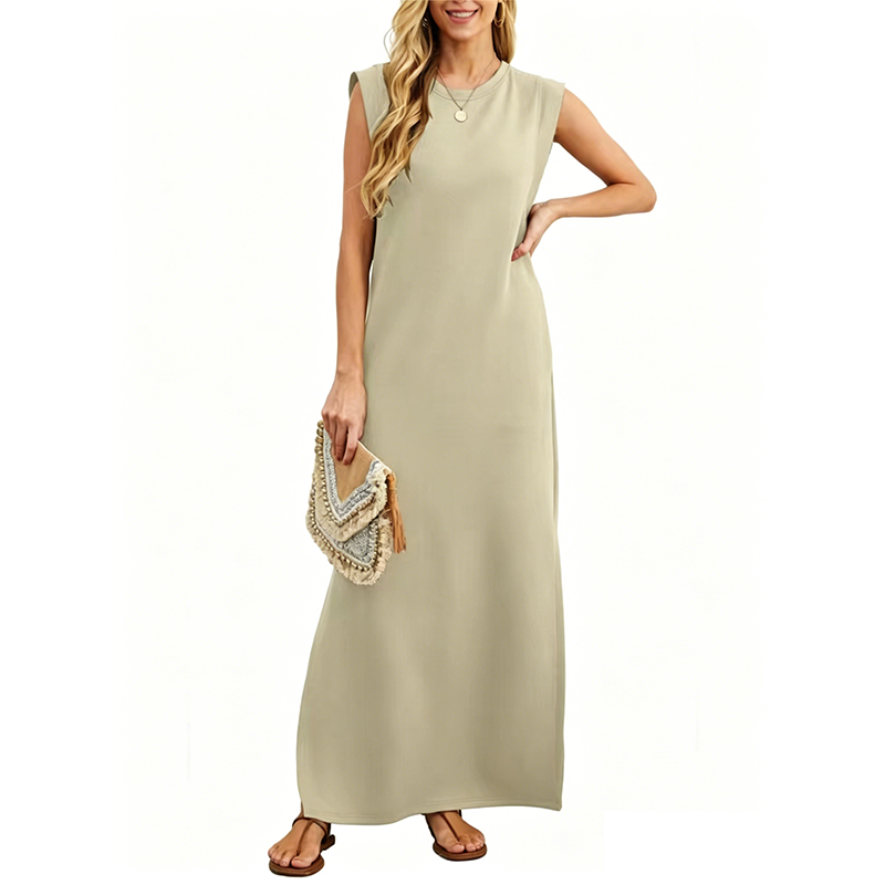 Casual Sleeveless Maxi Dress