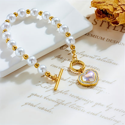 Vintage Pearl Romance Bracelet