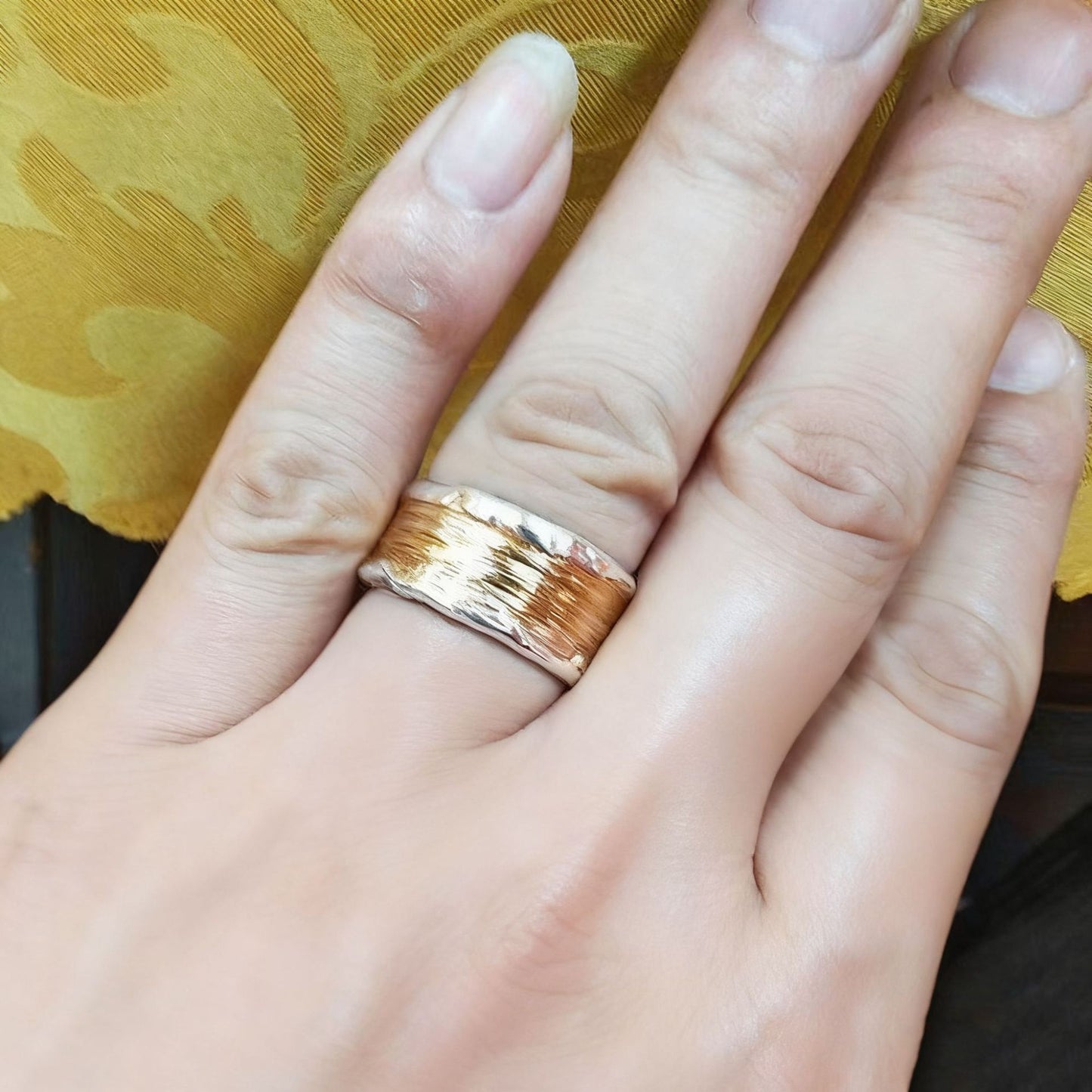 Hammered Band Ring