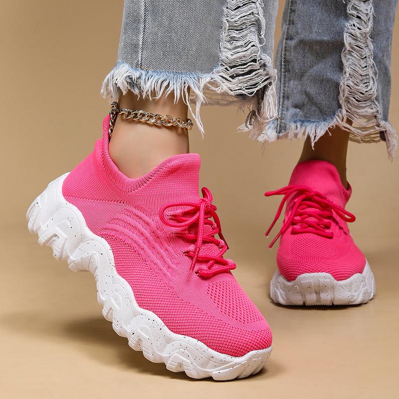 Robin | Orthopedic Slip-On Walking Shoes - Barbie Pink White